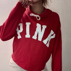 Pink Victoria’s Secret Red Pull Over